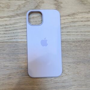 Apple Lavender Silicone iPhone 14 Case